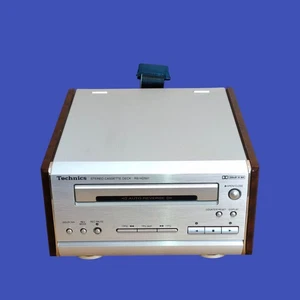 Technics RS-HD501 Cassette Deck Stereo Auto Reverse Argento Testato Funzionante - Foto 1 di 9