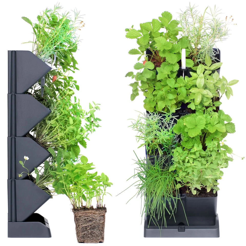 Vertikaler Kräutergarten Blumentopf Mini Kaskade für Kräuter Blumen - Bild 1 von 1