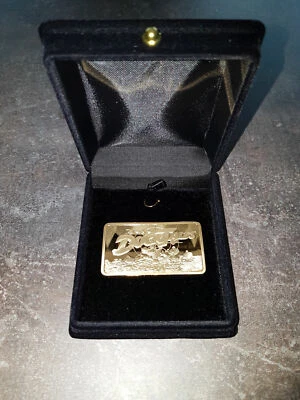 ¡Extremadamente raro! Barra enchapada en oro Walt Disney Ducktales 24K edición limitada 2000 Foto 1 de 4