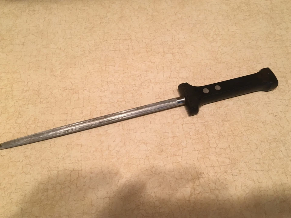 Vintage Sharpening Steelw/ T-Handle - 9 1/2" Steel Wusthof??? - Image 1 of 4