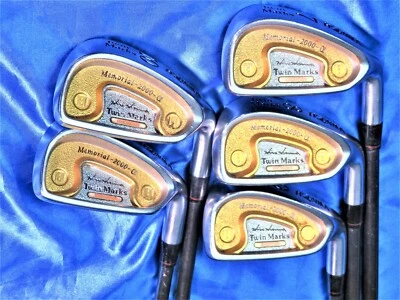 2STAR K18 Gold HONMA Twin Marks Memorial 2000α 5pc R-FLEX IRONS SET NWO - Image 1 of 4