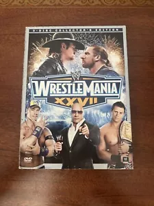 WWE WRESTLEMANIA XXVII 27 Wrestling PPV 3-Disc DVD Set The Rock, Cena 2011 - Picture 1 of 8
