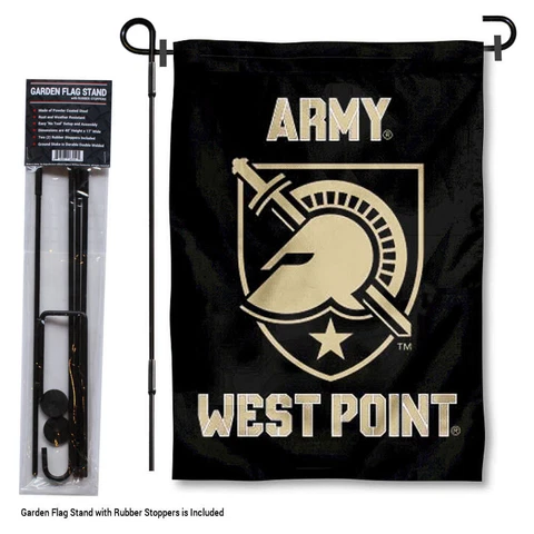 Army Black Knights Athena Garden Flag and Yard Stand Included Cover