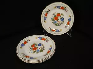 AYNSLEY FAMILLE ROSE DESSERT/BREAD & BUTTER PLATES –SET OF 4 - Picture 1 of 4