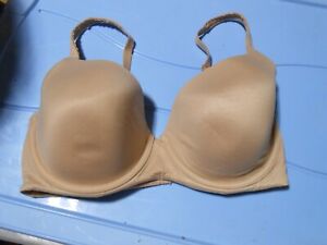 Women Size 34 DDD, beige solid lined demi bra by Body by Victoria VS