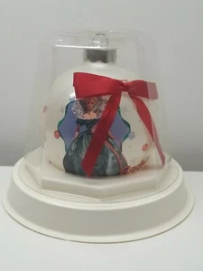 Mattel Holiday Barbie Doll 1995 Round Ball Christmas Tree Ornament  - Picture 1 of 3