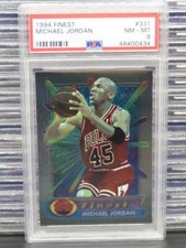 1994-95 Topps Finest Michael Jordan #331 PSA 8 NM-MT Chicago Bulls