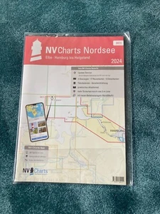 NV Charts Nordsee Elbe Hamburg bis Helgoland 2024 - Bild 1 von 1