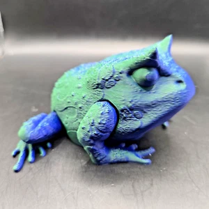 Horned Frog Articulated Figure 3D Printed  Collectable Multi Color - Picture 1 of 13
