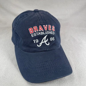 Atlanta Braves 1966 Hat Men One Size Blue Strapback Cap Grosscap MLB Embroidered - Picture 1 of 12
