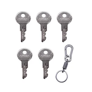 5 Pcs Compatible Toolbox Keys Code Cut CH501 Truck Tool Box Lock Key - Picture 1 of 3
