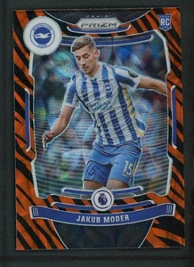 2021-22 JAKUB MODER PANINI PRIZM PREMIER LEAGUE CHOICE ZEBRA STRIPE ROOKIE RC - Picture 1 of 2