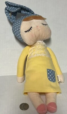 "Muñeca suave de felpa Metoo para dormir niña cuerpo suave bebé cariñoso orejas de conejo de 14""" Foto 1 de 4