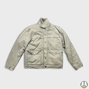 Chaqueta Levi's Para Hombre Grande Beige Abotonada Exterior Forrada Western Sherpa Trucker - Imagen 1 de 5