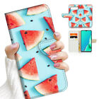 ( For Google Pixel 6A ) Wallet Flip Case Cover Aj23687 Watermelon