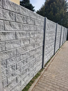 40m Betonzaun inkl Lieferung Entladung Sichtschutzzaun Zaun aus Polen Larmschutz - Bild 1 von 20