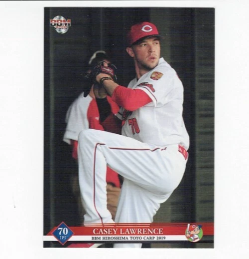 Casey Lawrence,TOR-SEA -Hiroshima Toyo Carp-STL, BBM Card #C35 (2019) - Image 1 of 1