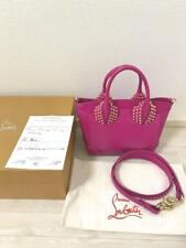Christian Louboutin Studs 2way Shoulder Bag Hand bag Pink 240307N