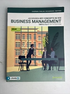 Key Concepts in VCE Business Management Units 3&4 5e - Picture 1 of 6