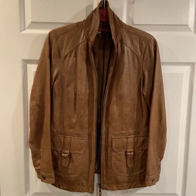 Vintage Isabella Bird XS Medium Length Leather Coat, soft as butter leather! - Изображение 1 из 4