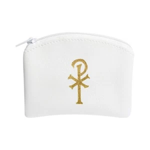 Chi Rho Zippered Rosary or Chaplet Case D1159 - Picture 1 of 4