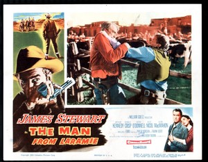 Man from Laramie 11"x14" Lobby Card Jimmy Stewart Cathy O'Donnell Western