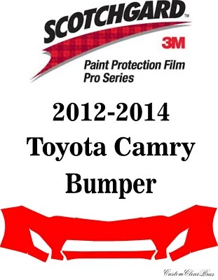 3M Scotchgard краска защиты пленка Pro серии прозрачный 2012 2013 2014 Toyota Camry - Изображение 1 из 3