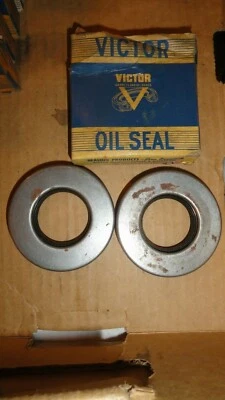 1948-56 CHRYSLER 47-57 DESOTO 51-58 DODGE 49-61 PLYMOUTH REAR WHEEL INNER SEALS - Image 1 of 2