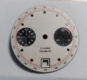 NOS Panda Ziffernblatt Valjoux 7734 - Bild 1 von 3