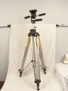 BOGEN 3040 PROFESSIONAL tripod with BOGEN Manfrotto 3047 head - Picture 1 of 14