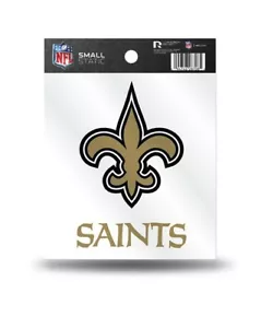 New Orleans Saints Logo Static Cling Sticker NEW!! Window or Car! - Picture 1 of 1
