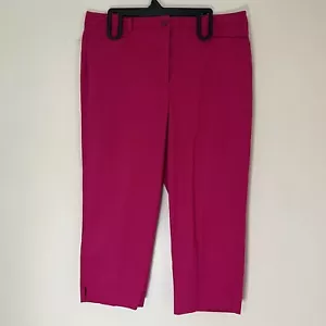Barbie Pink Capri Length Cotton Pants 16W - Picture 1 of 7