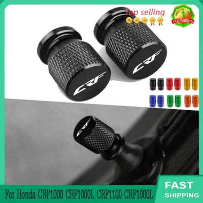 For Honda CRF1000 CRF1000L CRF1100 CRF1000L Motorcycle CNC Tire Valve Caps Cover Foto 1 de 4