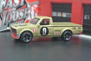 Hot Wheels Datsun 620 Pickup Truck - Tan - 1:64 - Kaido House Nightburnerz Loose - Picture 1 of 2