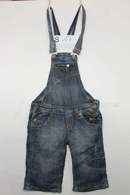 Salopette FISHBONE (Cod. S17) Tg.S jeans usato Short vintage Streetwear salopet - Imagen 1 de 3