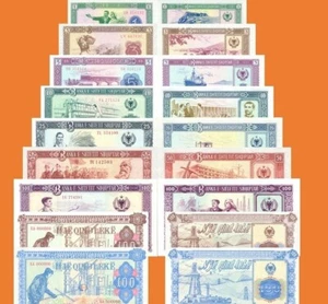 (Reproduktionen !) Geldscheine - Albanien - 40-46     1976 - Bild 1 von 1