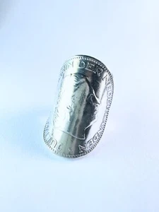 Ring 720er Silber Größe 53 Münzring Niederlande Gulden 16,69g - Picture 1 of 8