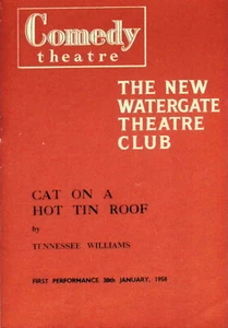 BANNED West End Play: 1958 Katze auf heißem Blechdach von Tennessee Williams - Bild 1 von 12