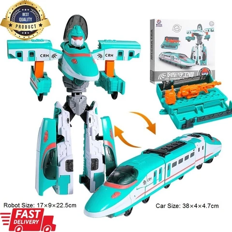Transformation Train Robot Anime Deformed Action Figure Toys Gift Collection New Cover