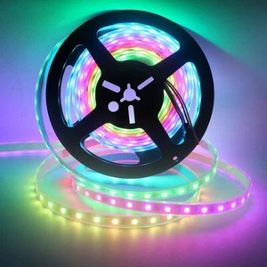 5M WS2811 LED Strip 5050 RGB IC Addressable Dream Color Pixel Tape Lights DC12V - Picture 1 of 15
