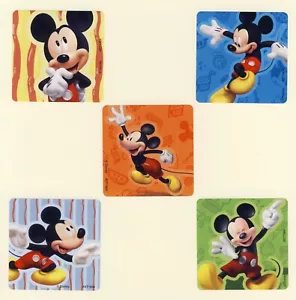 10 Mickey Mouse Large Stickers - Party Favors - Rewards - Picture 1 of 1