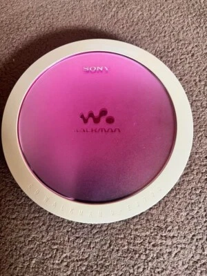 Reproductor de música Walkman CD Sony D-EJ720 rosa bueno Foto 1 de 3