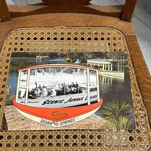 Foto de barco de colección Silver Springs Jungle Cruise Group tour con carpeta original - Imagen 1 de 4