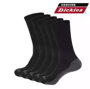 12 Pair Dickies Men's Crew Work Socks Dri-Tech Extra Thick Reinforced Size 10-13 - Picture 1 of 4