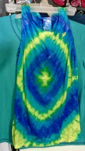 Speedo Swim Shirt Cover Up Multi-color Neon Tie Dye Youth Girls Sz Medium - Picture 1 of 1