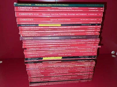Rare Christie's Auction Catalogs Collection – 45 Catalogs mainly 2000-2001 Foto 1 de 4