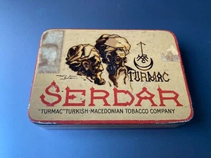 Ancienne boite en métal à tabacs Cigarettes Serdar Turmac - Picture 1 of 9