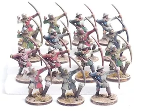 GW WARHAMMER BRETONISCHE LONGBOWMEN X 15. GEMALT. BRAUN 457 - Bild 1 von 6