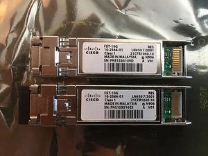 Cisco FET-10G Fabric Extender Transceiver 10-2566-01   (lot of 2) - Picture 1 of 2