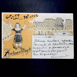 auf zum wiener zuckerfest 1901 À la fête du sucre de Vienne 1901 - Picture 1 of 2